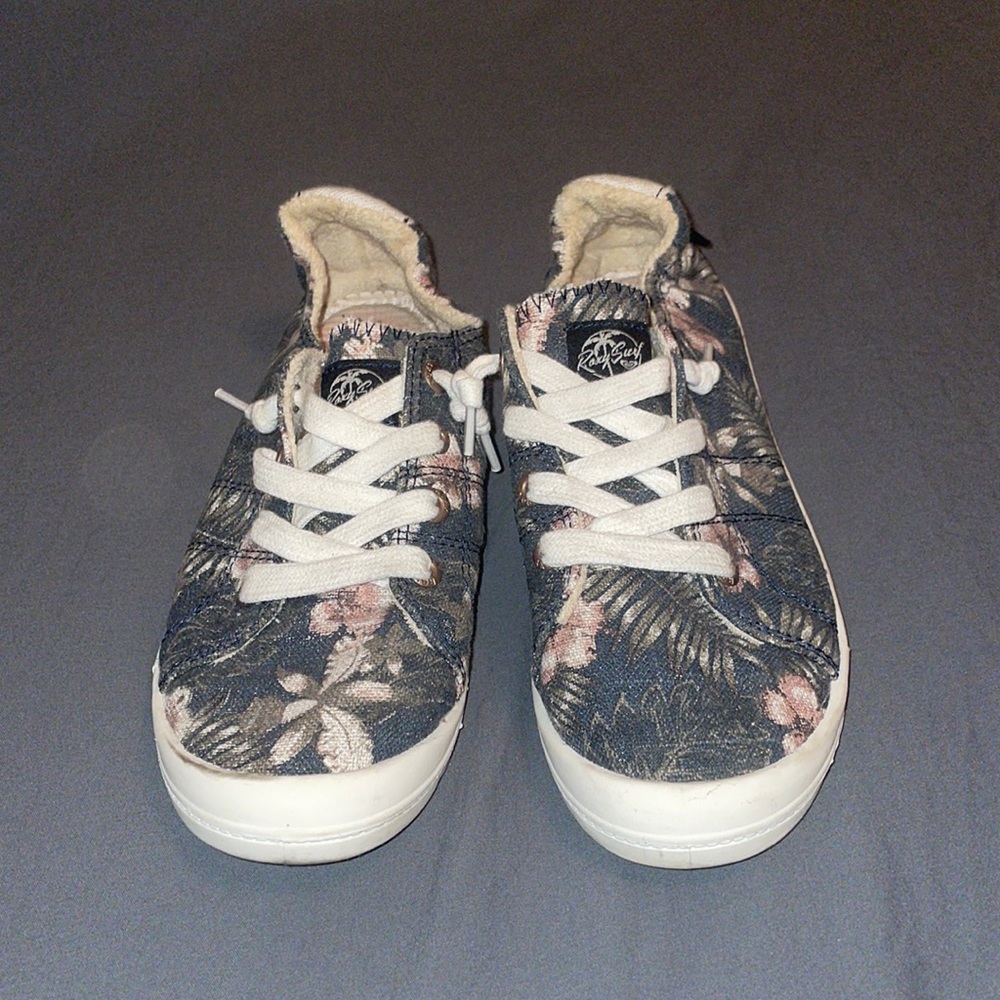 Roxy Tropical print slip on (womens bayshore III)